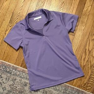Pebble Beach Lavender Short Sleeve Polo